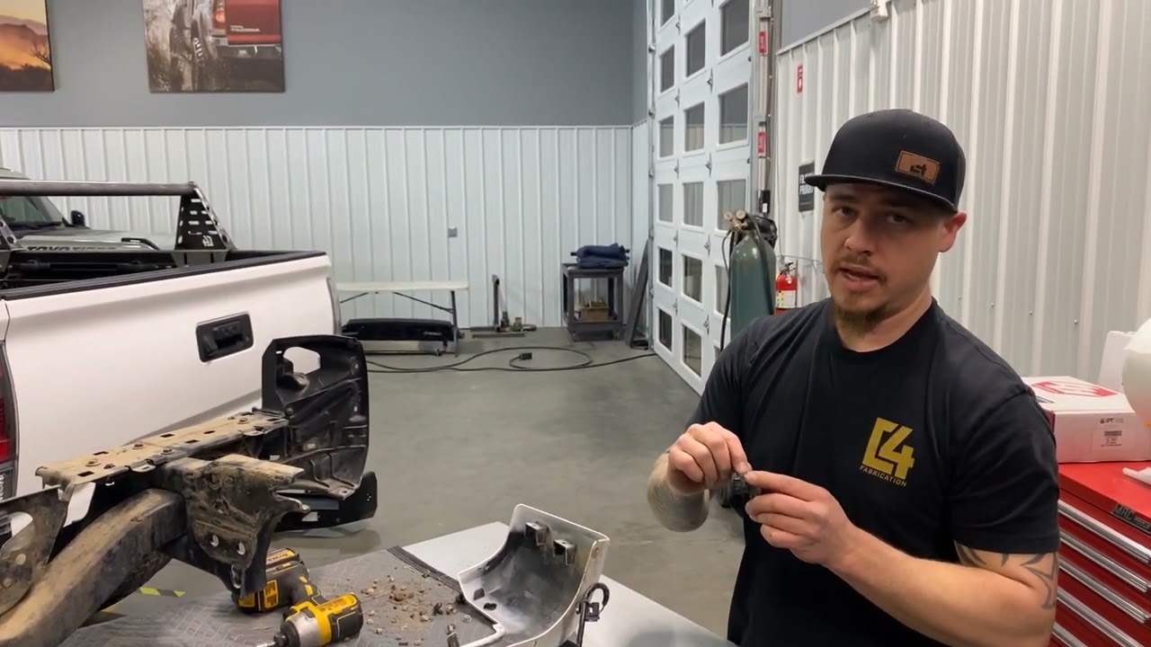 3rd Gen Tacoma Direct Replacement Rear Bumper Installation