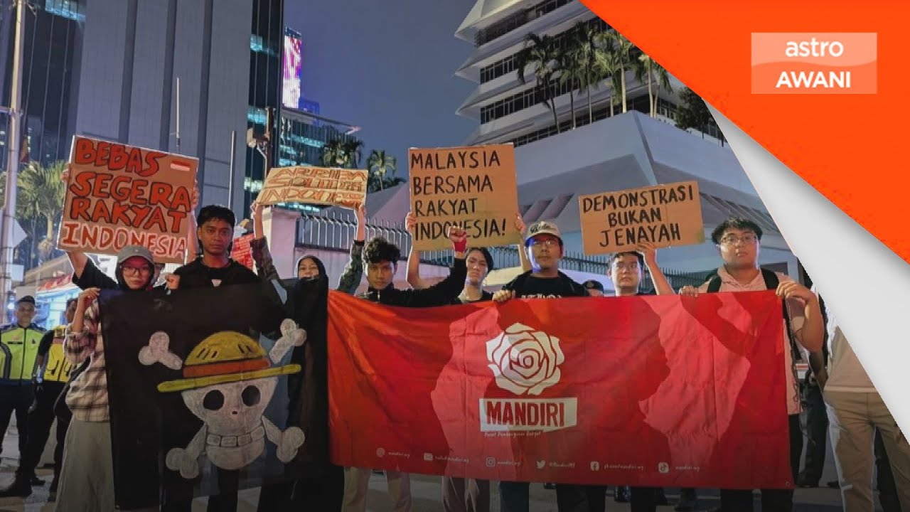 Mahasiswa Malaysia demo di kedutaan besar Indonesia