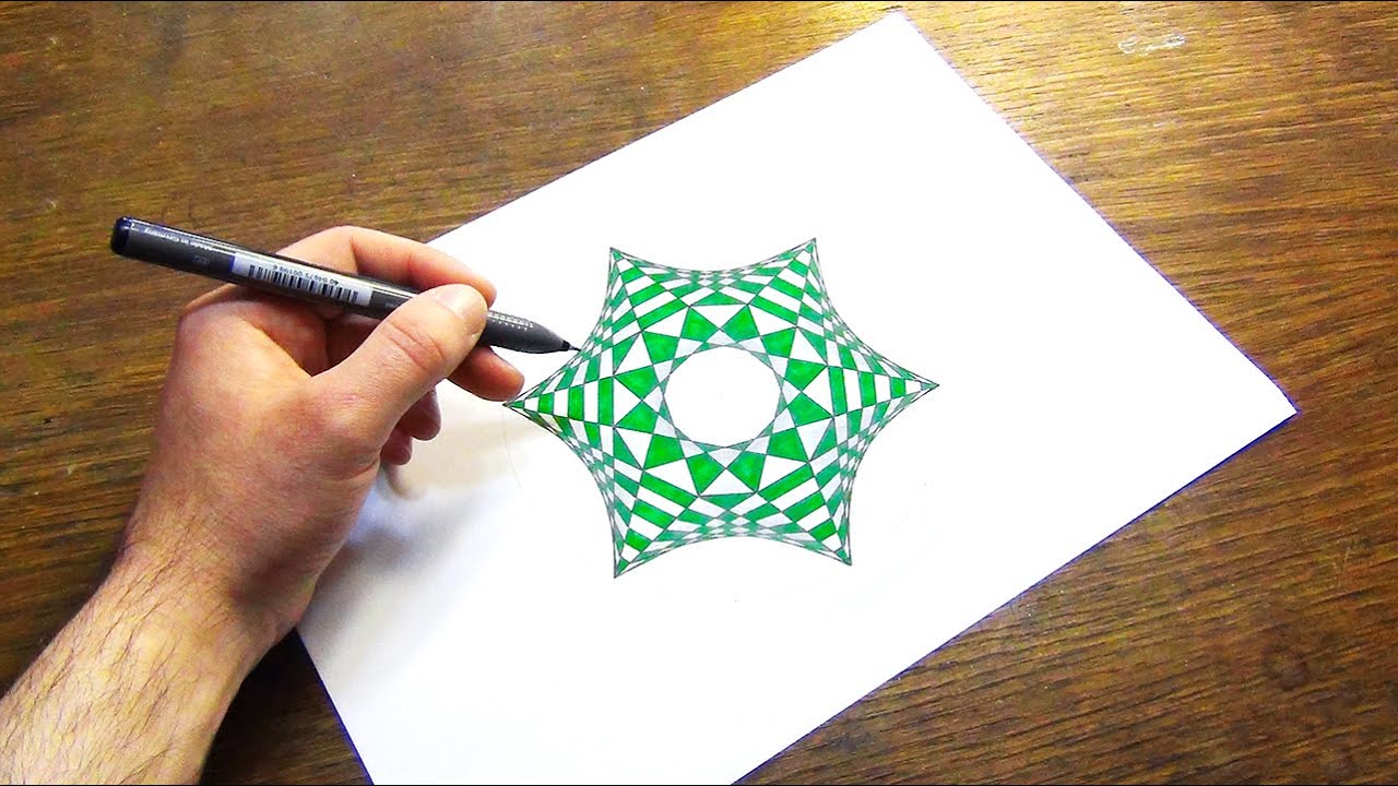 Geometric Umbrella Pattern - Tutorial