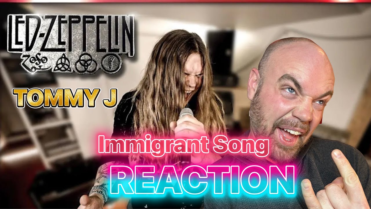 TOMMY JOHANSSON - Immigrant Song (LED ZEPPELIN) | REACTION