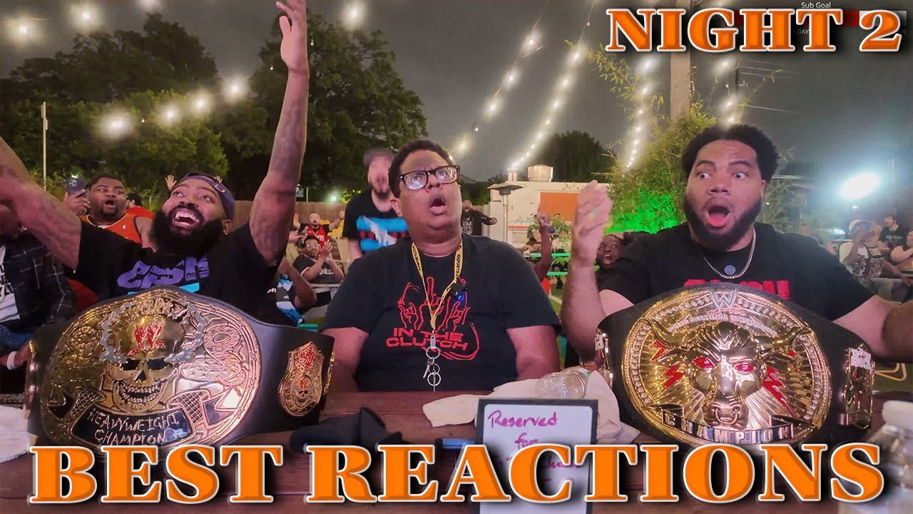 WRESTLEMANINA 41 NIGHT 2 ЛУЧШИЕ РЕАКЦИИ