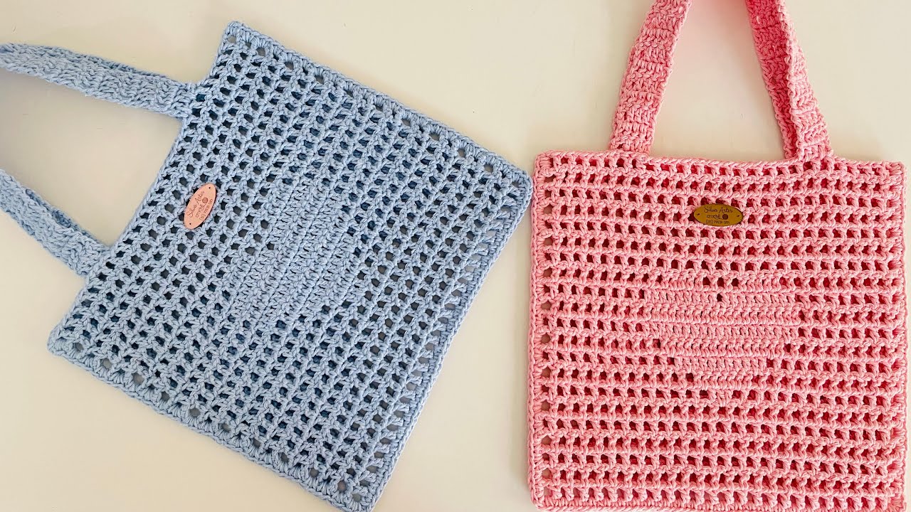 Bolsa em crochê ou sacolinha rápida e fácil