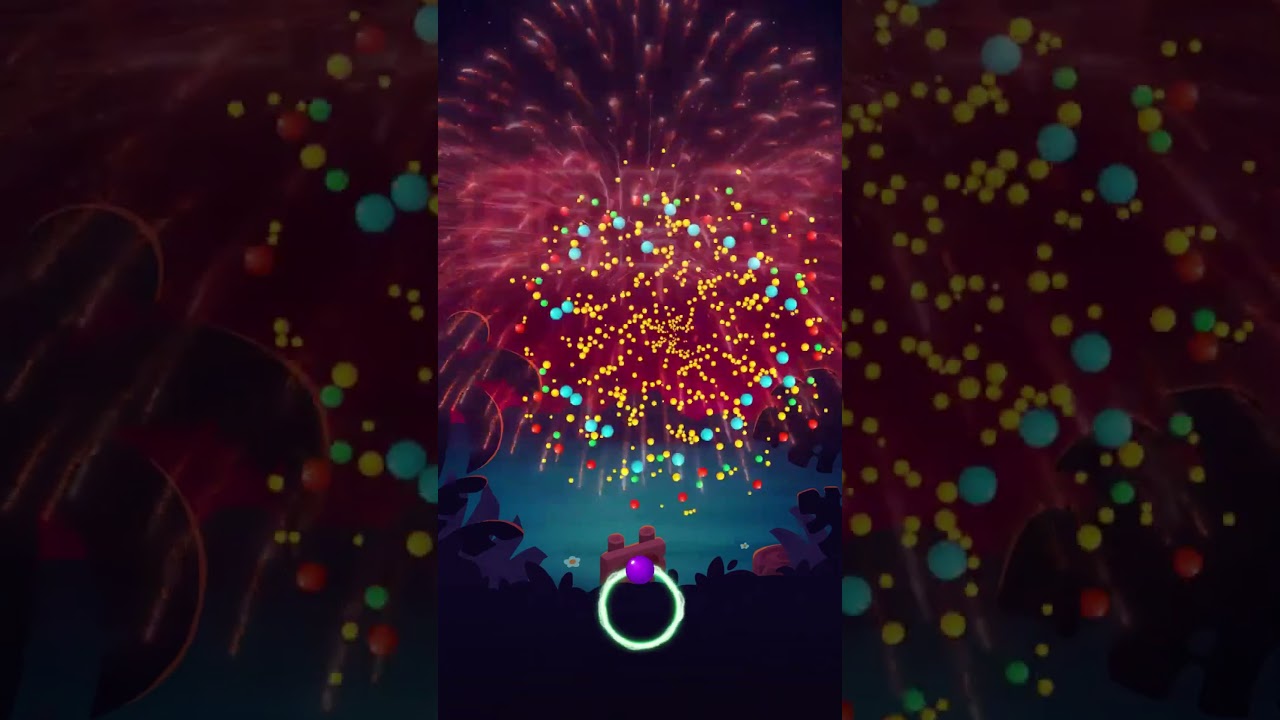 A classic bubble shooter game