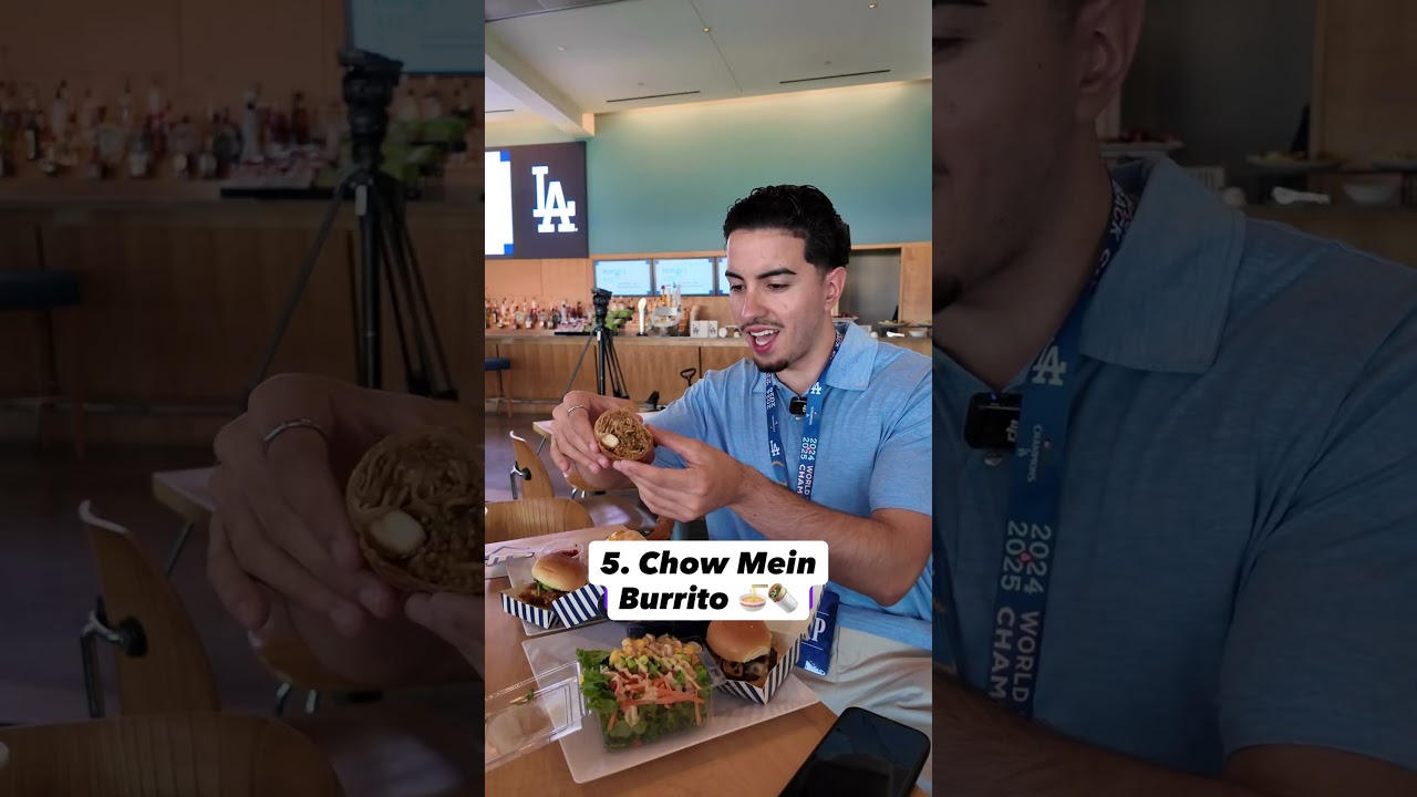 We got early access to the Dodgers new food & drinks for the 2026 season 🔥