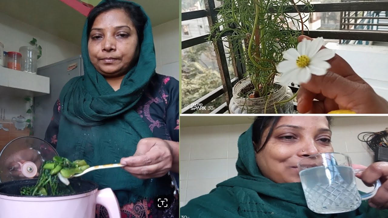 আমার হাজব্যান্ড প্রতিদিন বলে শাক রান্না করবা তাই আজকে মজাদার শাক রান্না করলাম 🛖