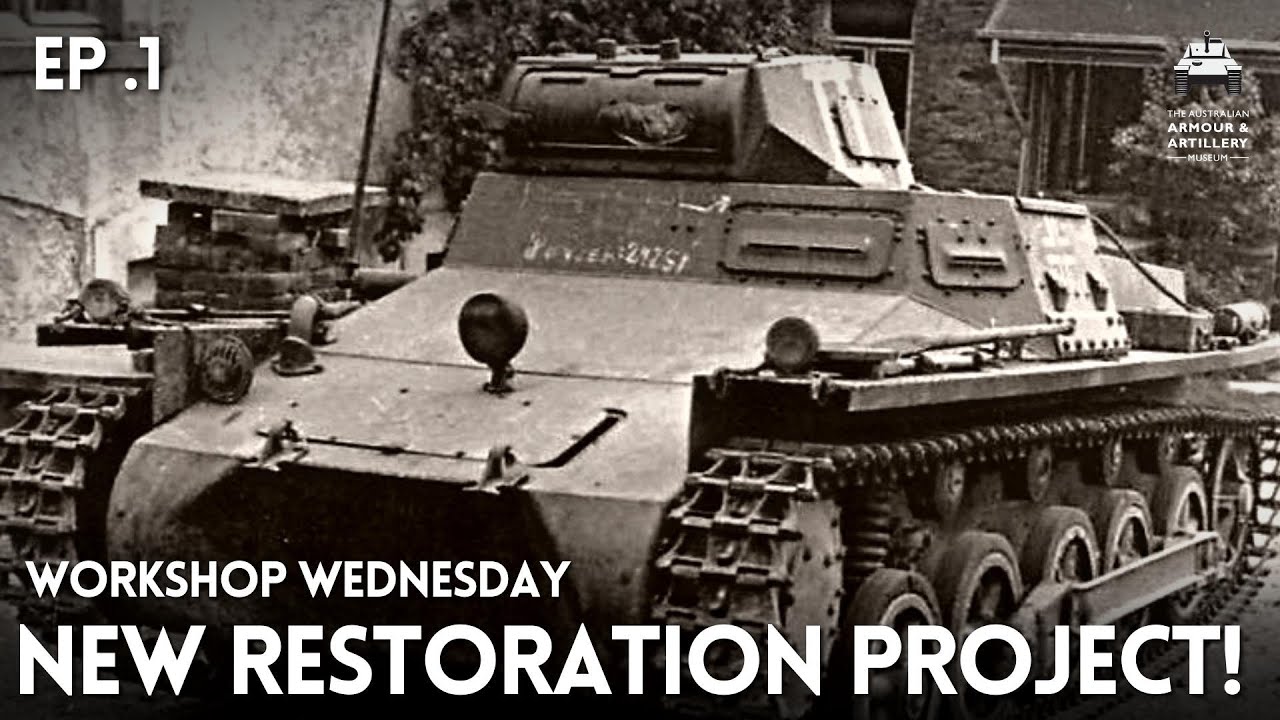 МАСТЕРСКАЯ СРЕДА: Новый РАБОТАЮЩИЙ проект реставрации Panzer I Ausf. B!