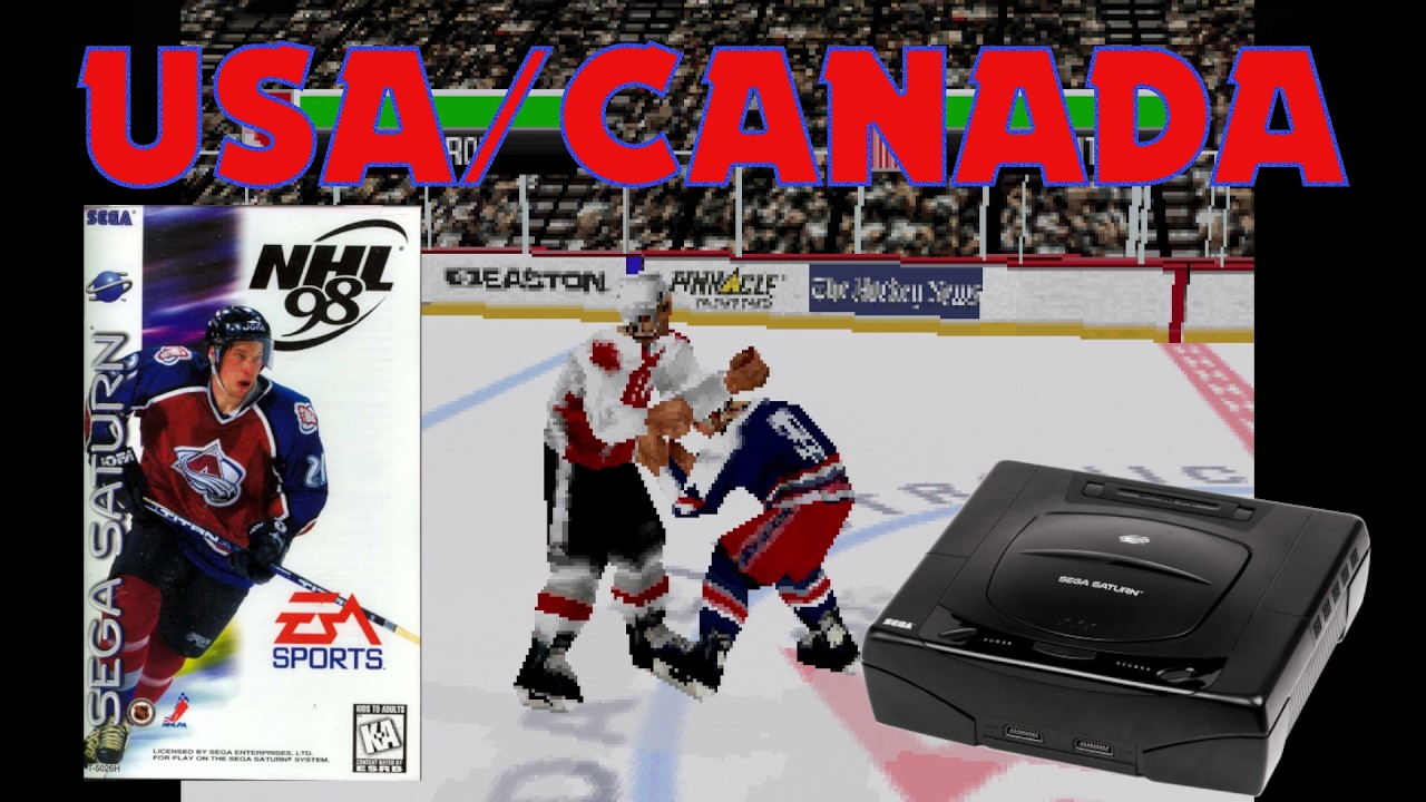 USA / Canada Sim - NHL 98 - Sega Saturn (1997)