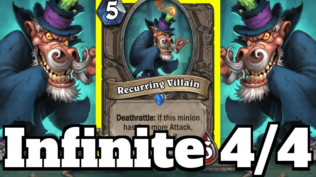 The EVEN MORE Unkillable Board! Recurring Villain Quest Rogue Combo! | Hearthstone