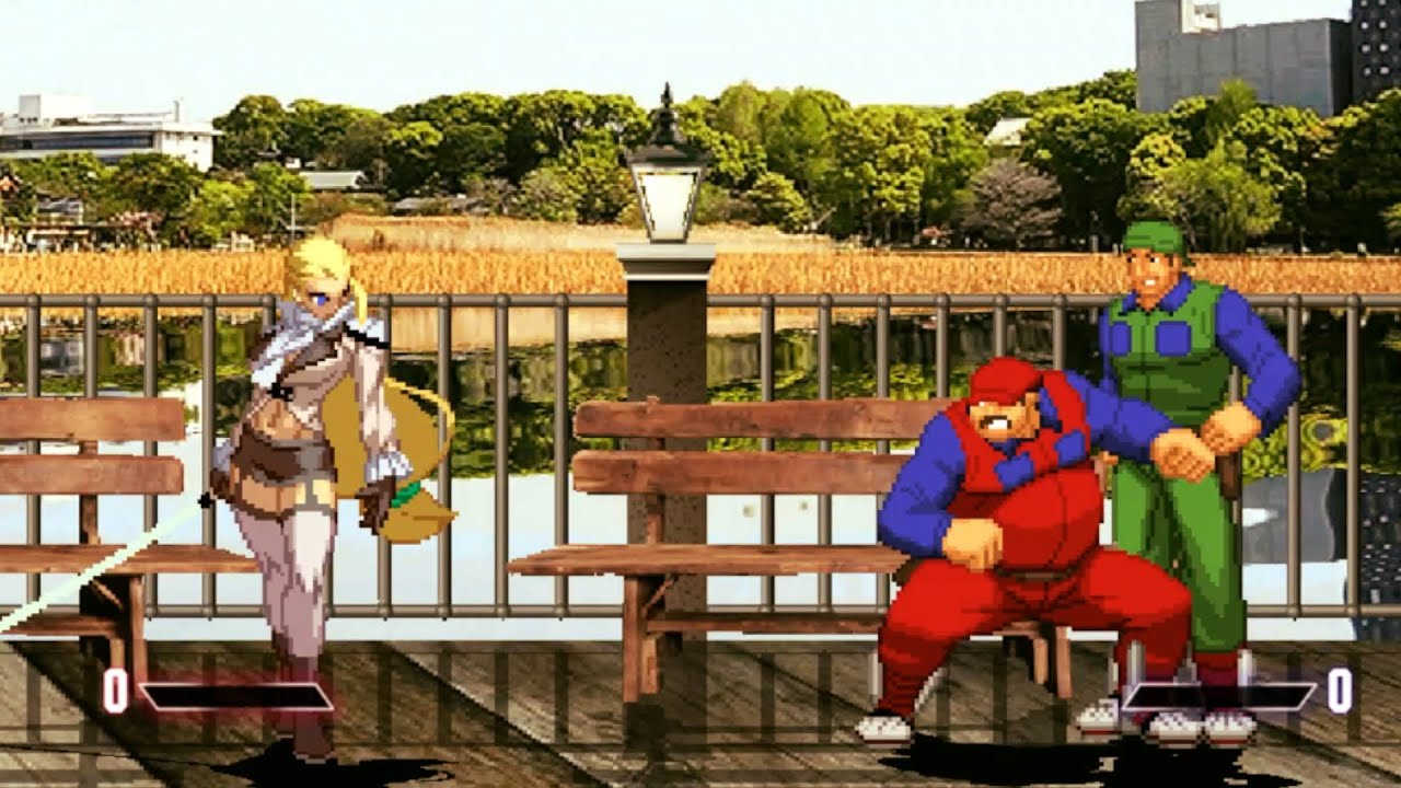 Aja Salisbury vs Mario | The Yatagarasu Fighter Against the Mushroom Hero
