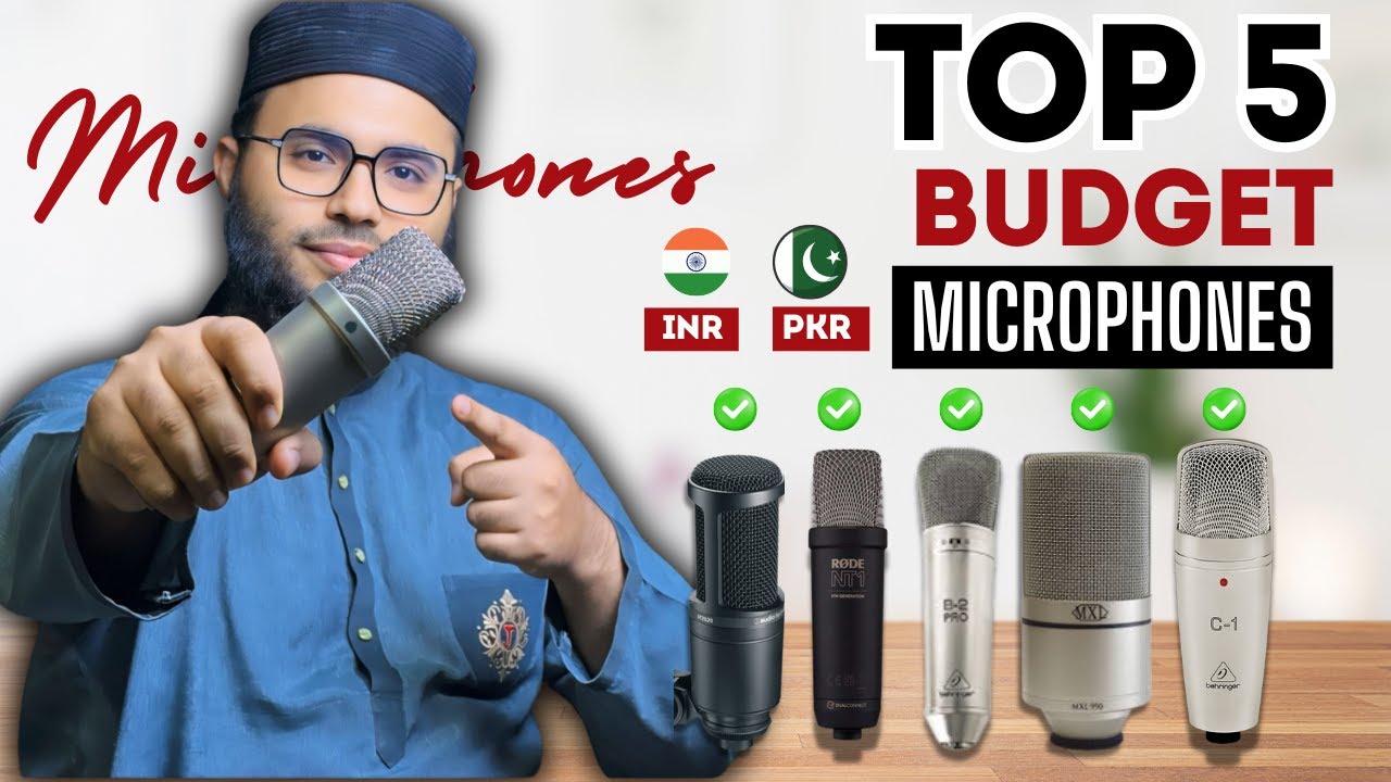 Top 5 Budget Microphones in India & Pakistan with Prices in 2024 - Best Budget Mic