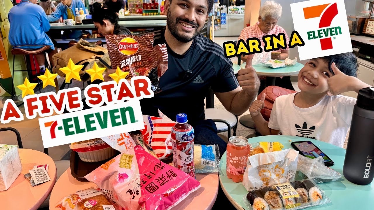 Tw Ep12| Eating The Tastiest Foods From 7 Eleven  TAIWAN