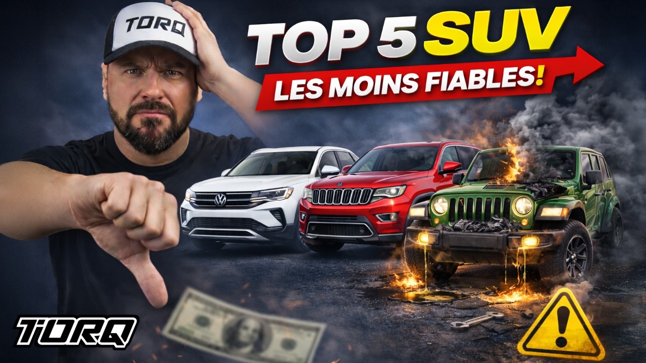 TOP 5 - Fiabilité SUV : les modèles à éviter