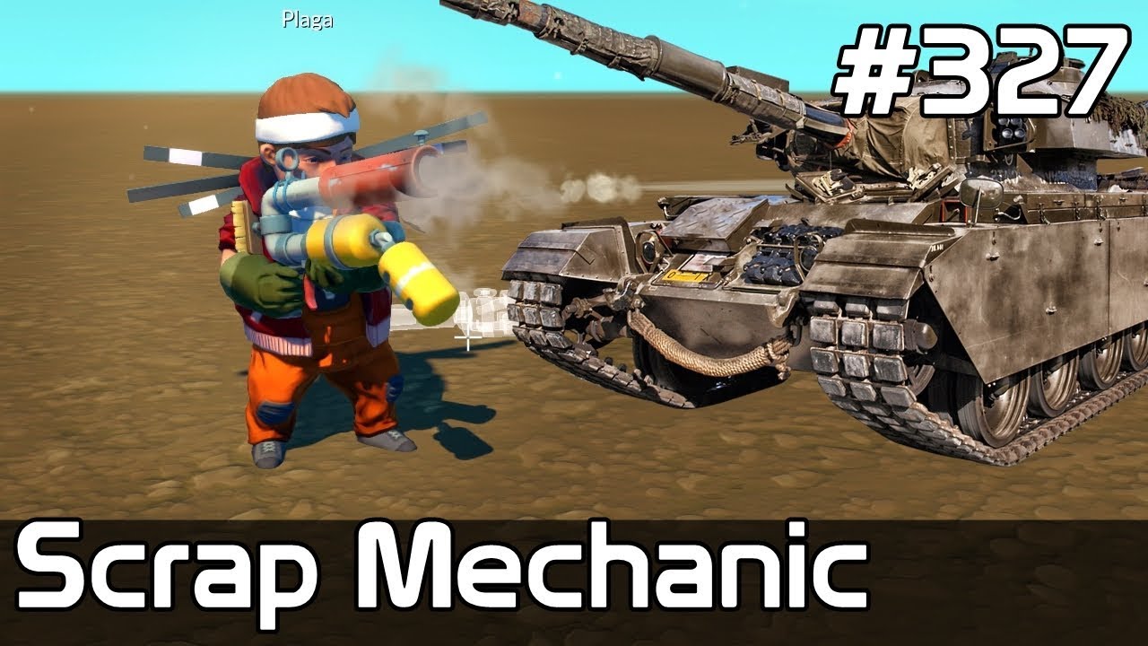 Scrap Mechanic Po Polsku [#327] DZIAŁKA w Scrap! AKTUALIZACJA! Budujemy CZOŁG? /z Plaga