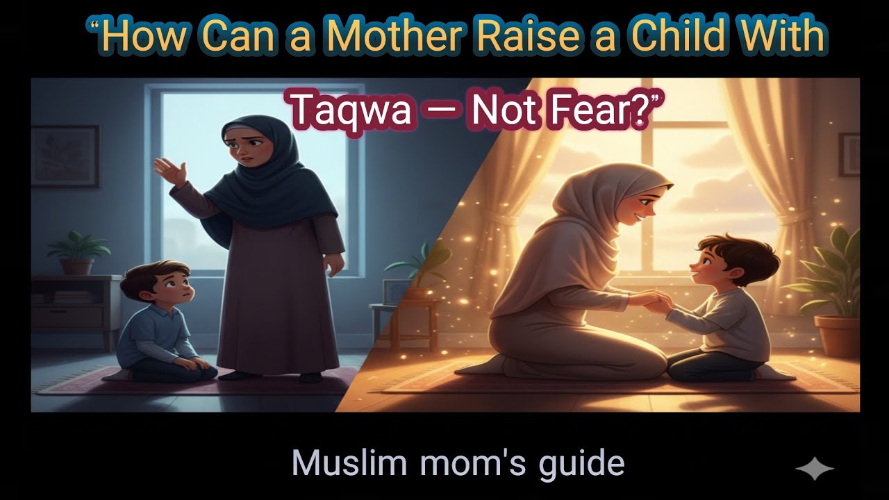 How Can a Mother Raise a Child With Taqwa — Not Fear? |  According to Quran & Sunnah#faithglow 