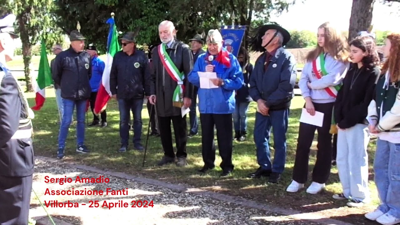 25 aprile 2024, Gilberto Milani partigiano cattolico e sindaco di Villorba; ricordo di Sergio Amadio