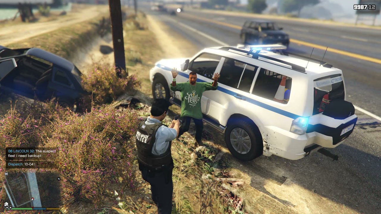 Περιπέτειες στην Ελληνική αστυνομία GTA V επ 1