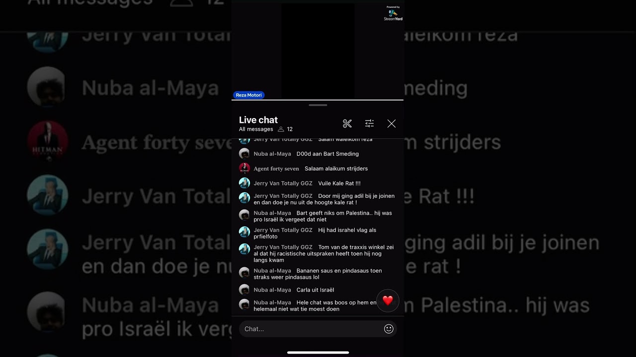 Reza Motori live over Bart Smeding Amir Ali poepgaatje stijl 13-10-2024