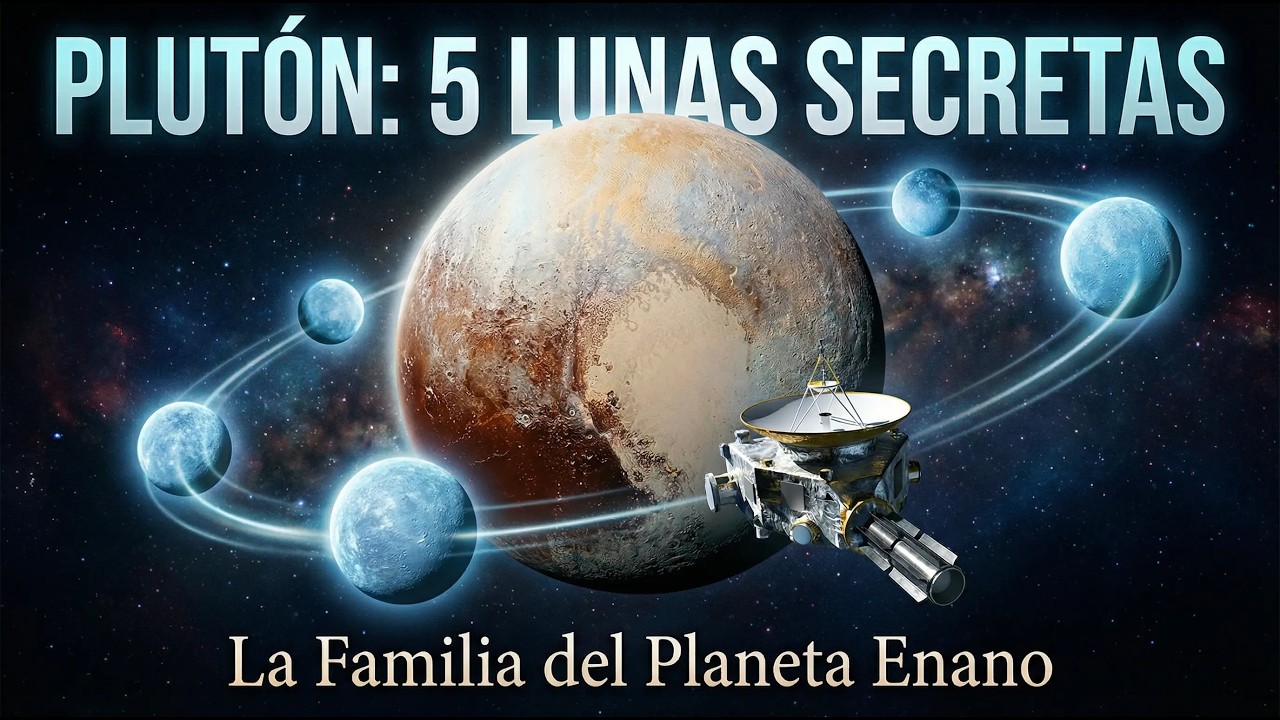 Plutón y Sus 5 Lunas Secretas 🪐🌙 (Lo que New Horizons Descubrió)