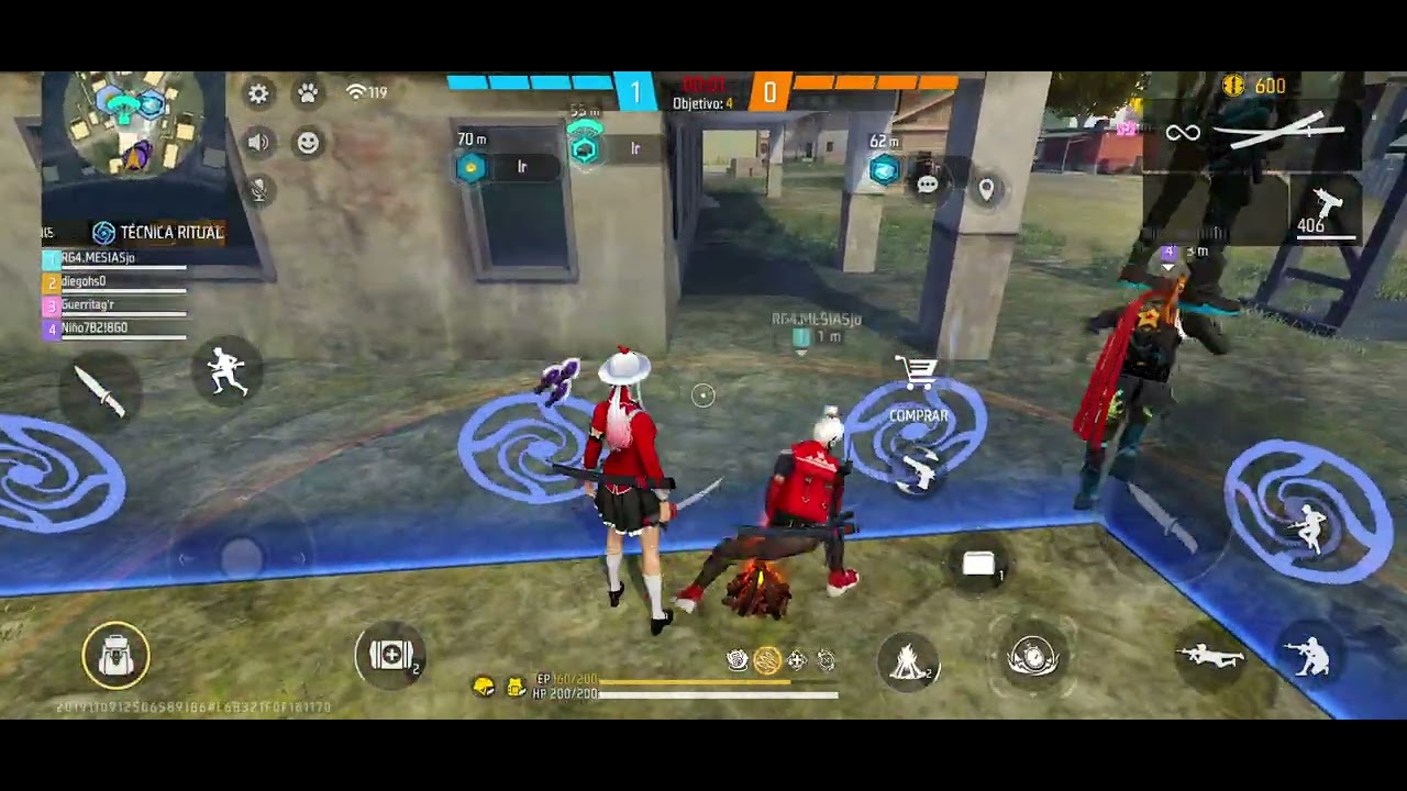 Me BAJARON hasta ORO Free fire