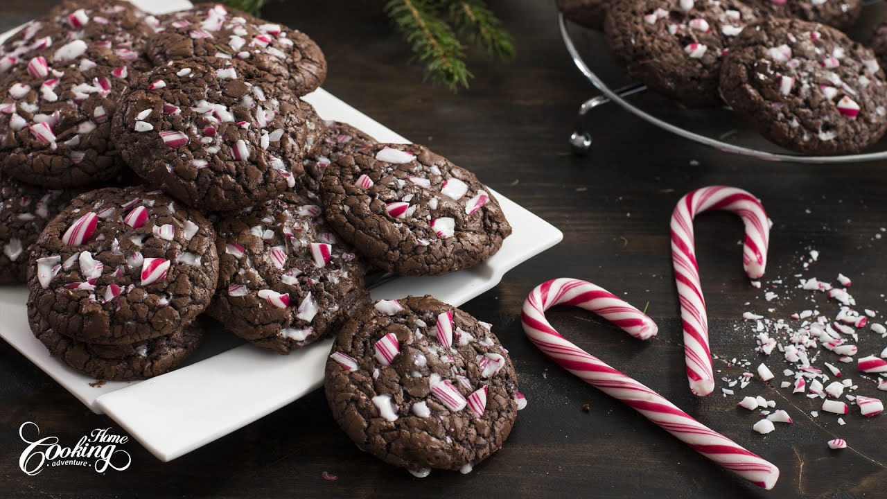 Candy Cane Double Chocolate Cookies &ndash; The Best Winter Holiday Treat!