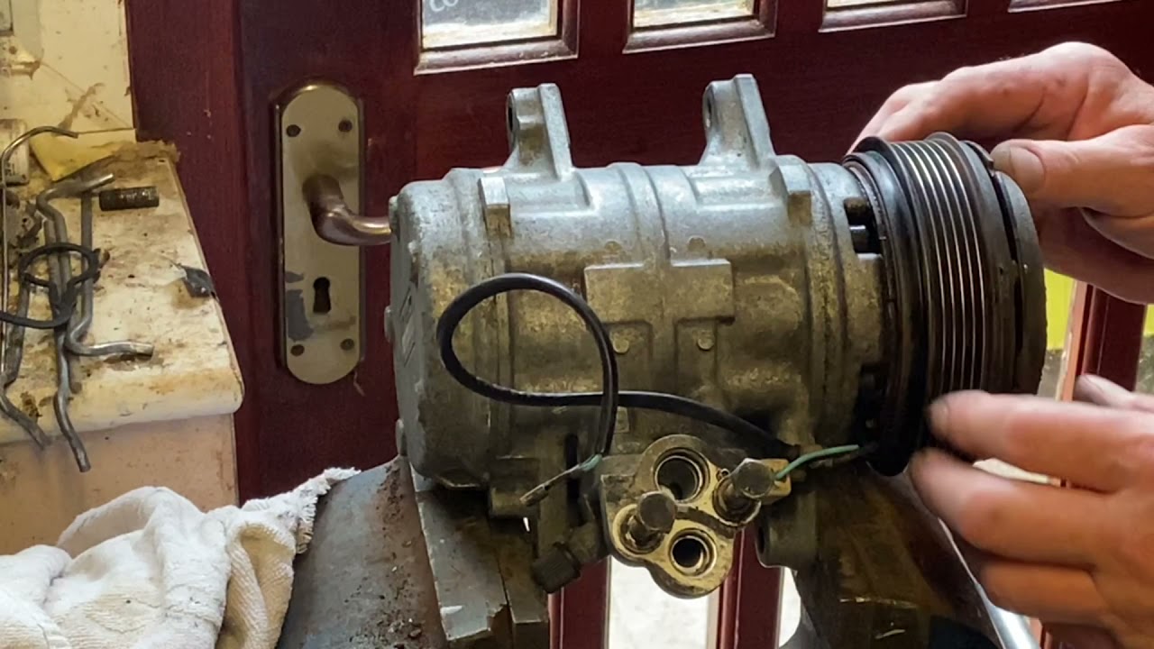 Porsche 944 1986. Repairing my air conditioning Incl. Resealing Nippondenso 10P15e compressor