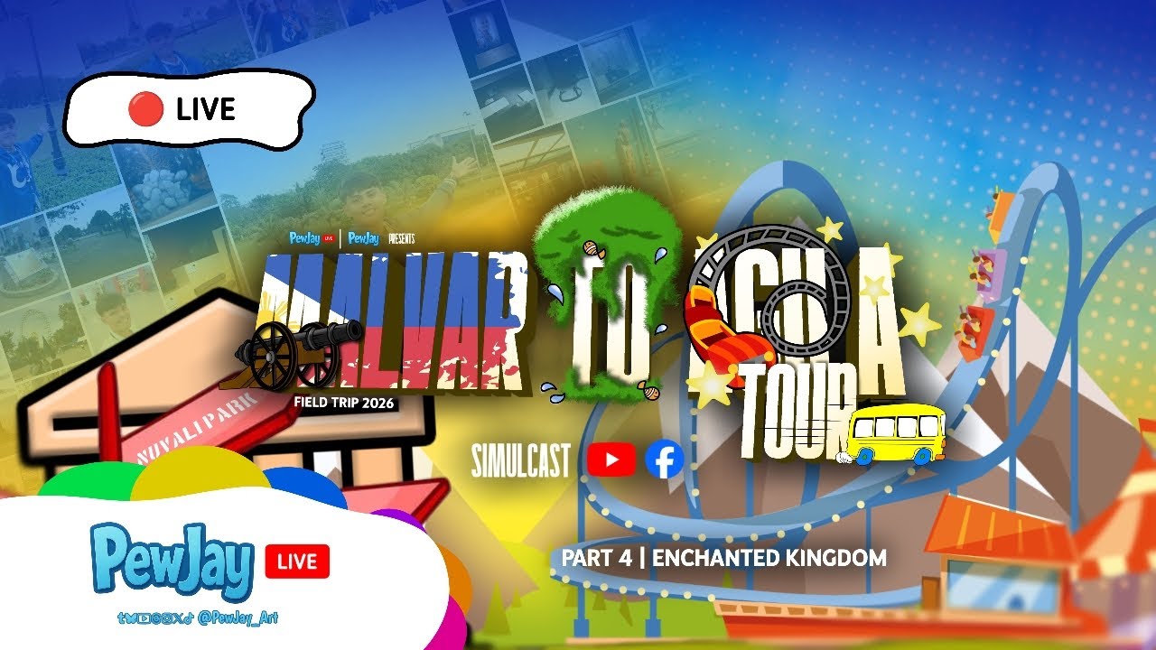 🔴 Malvar to Agila Tour | IRL Field Trip 2026 | Enchanted Kingdom | Part 3 | PewJay Live