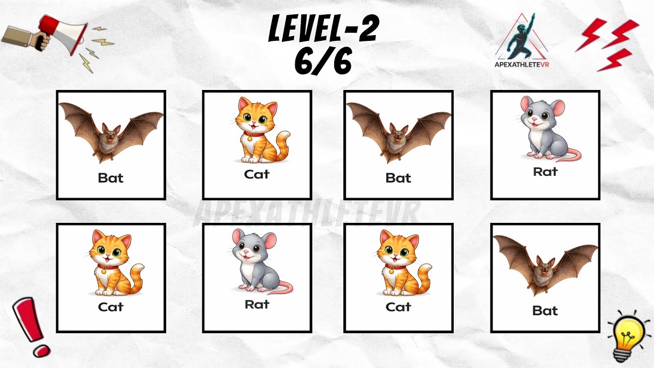 Say The Word On Beat (Level 1-3)  | EASY MEDIUM HARD | Fast Rhythm Test