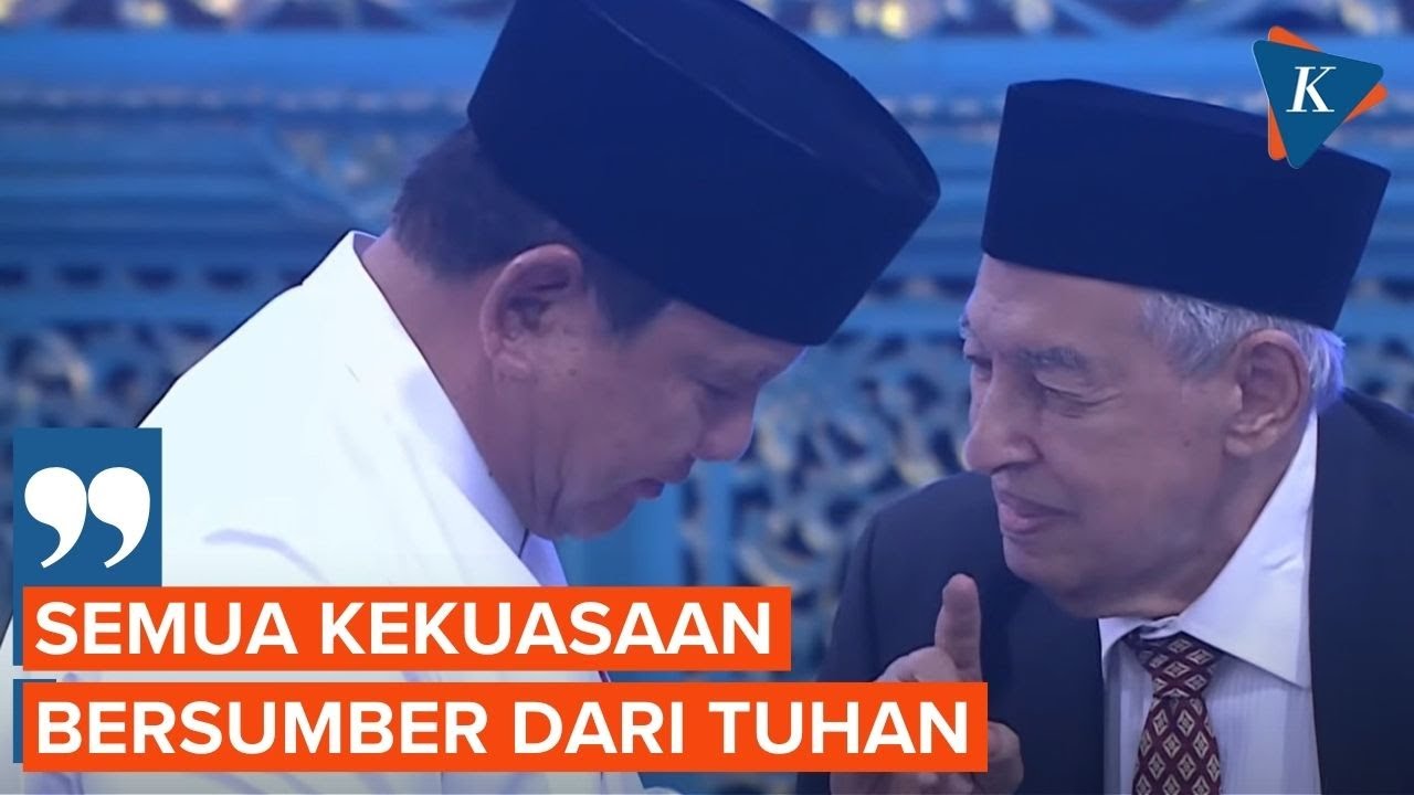 Nuzulul Quran di Istana, Quraish Shihab Tekankan Perdamaian dan Keadilan di Depan Prabowo