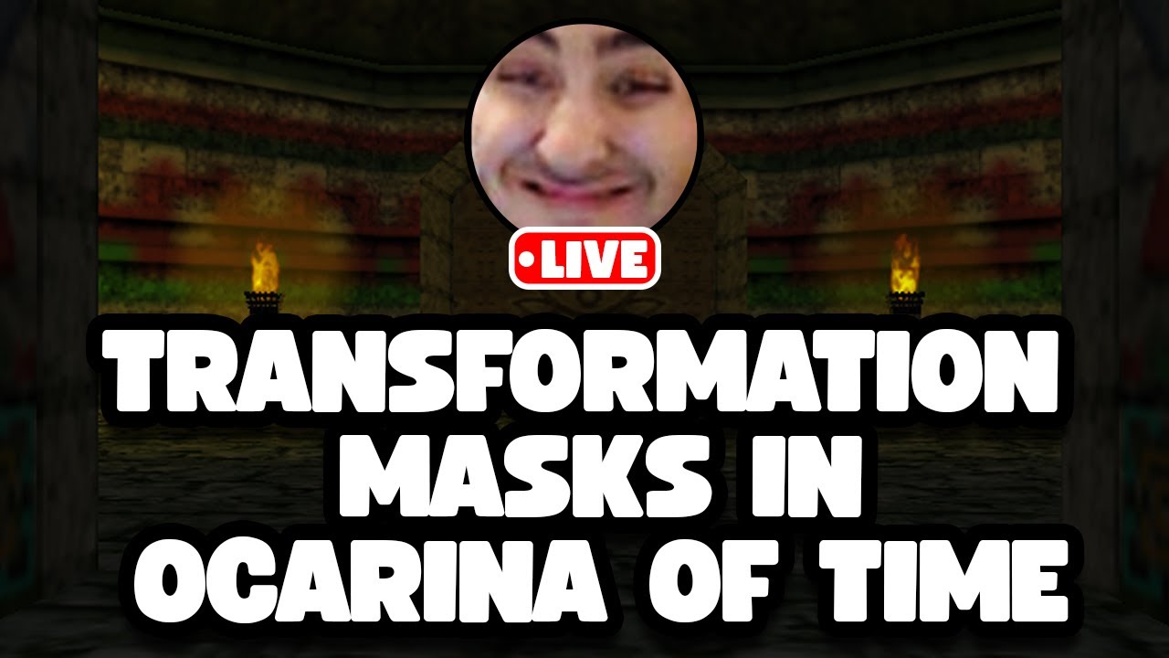 OCARINA OF TIME WITH MAJORA'S MASKS TRANSFORMATION MASK'S (DEKU GORON ZORA FIERCE DEITY)