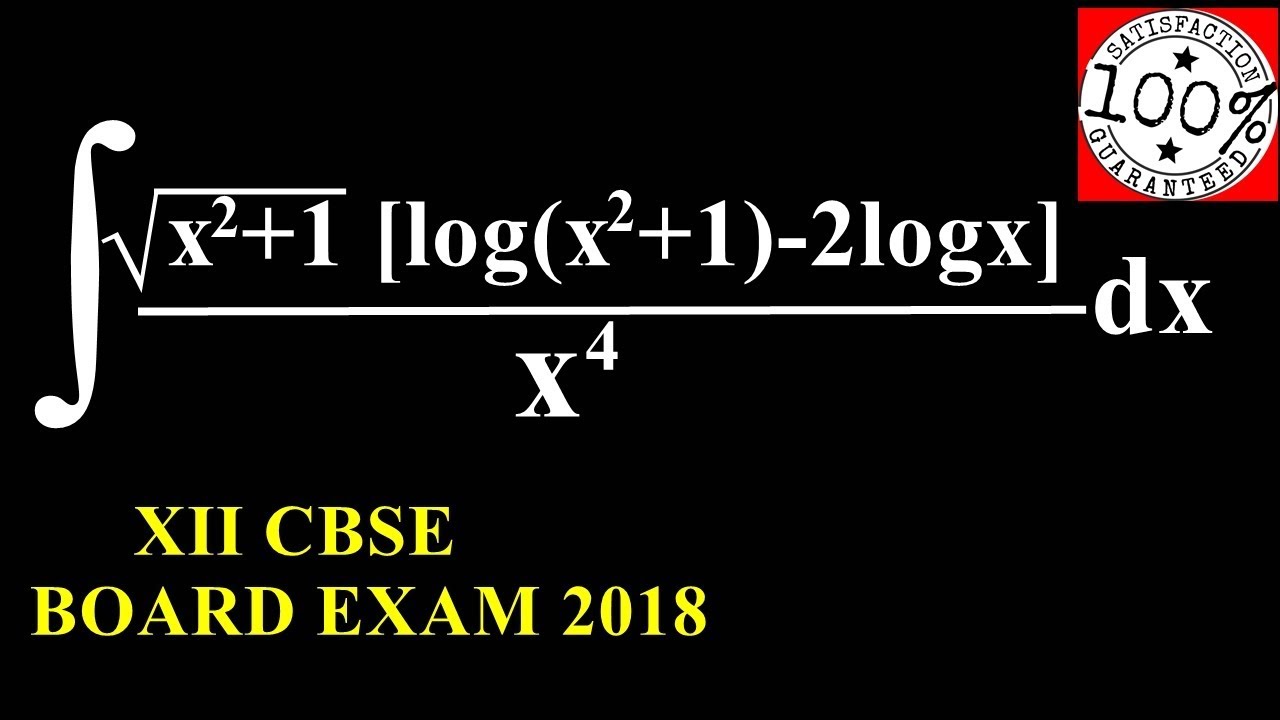 Q46 Class 12 Maths ∫√(x^2+1) [log⁡(x^2 )+1 )-2 log⁡x ] )/x^(4 )  dx,  Most Important Questions