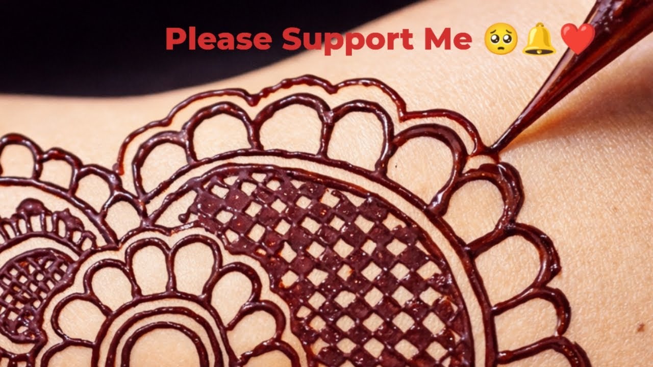 🌸Graceful FrontHand MehndiDesign Featuring Intricate Floral&Mandala Art|| Modern Arabic Henna Style🌸