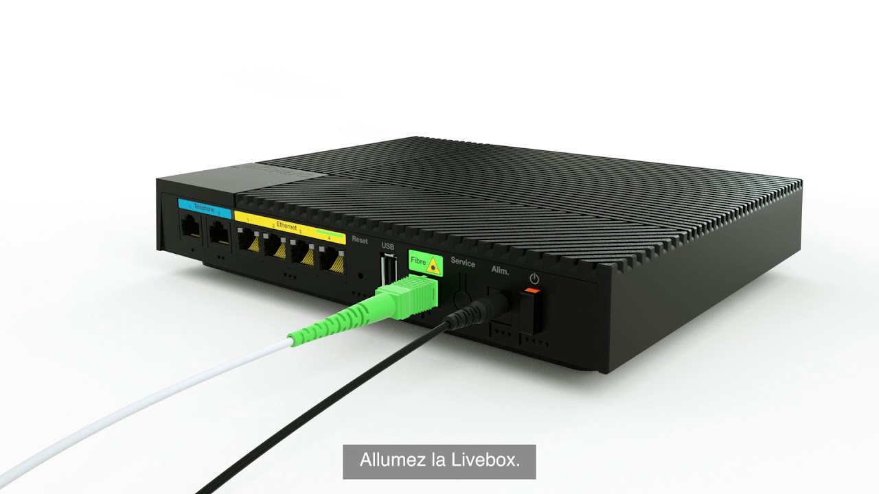 Installer la Livebox 5 avec la Fibre d'Orange