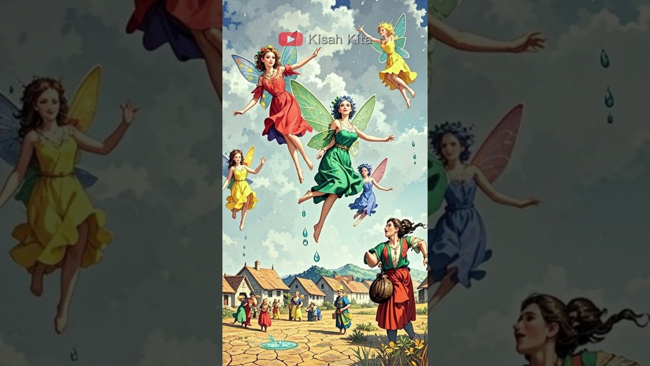 Asal Usul Pelangi  #ceritapopuler #ceritarakyat #ceritatradisional #shorts  #shortvideo #short