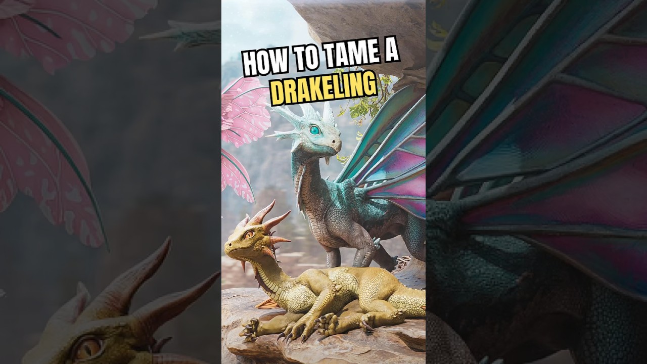 How to Tame a Drakeling in 30 seconds! | ARK: Survival Ascended