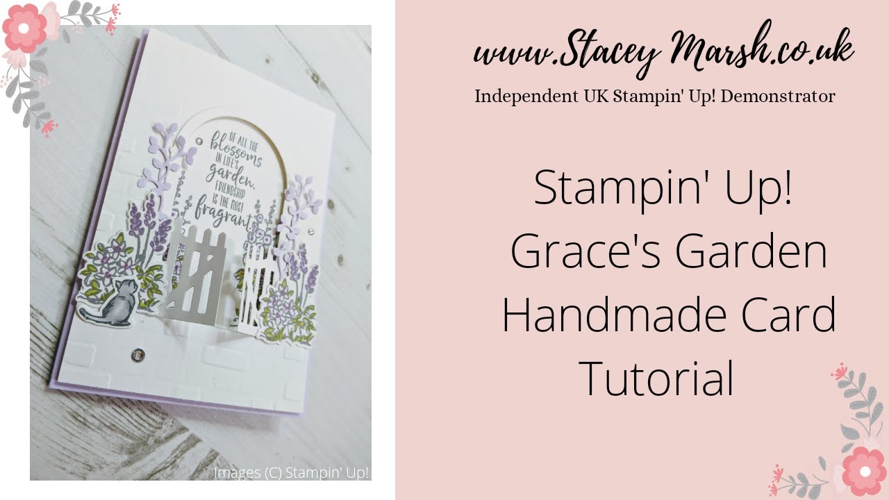 APERTURE CARD USING GRACE'S GARDEN FROM STAMPIN' UP