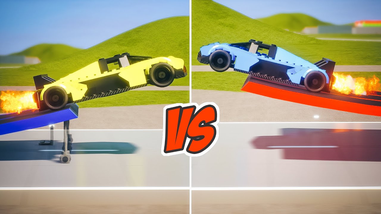 Jump Test: Smooth Ramp vs Super Smooth | Brick Rigs