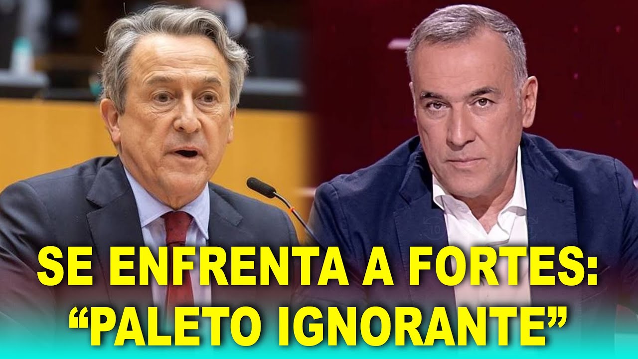 Hermann Tertsch PLANTA CARA al sanchista Xabier Fortes: “Paleto ignorante”