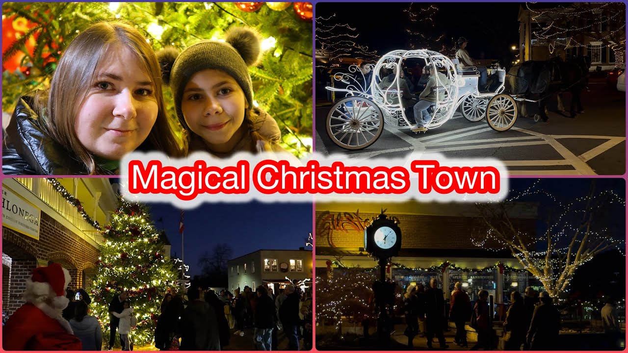 Рождественская магия в Далонеге, штат Джорджия 🎄✨ | Маленький городок, словно из кинофильма 🎬❄️