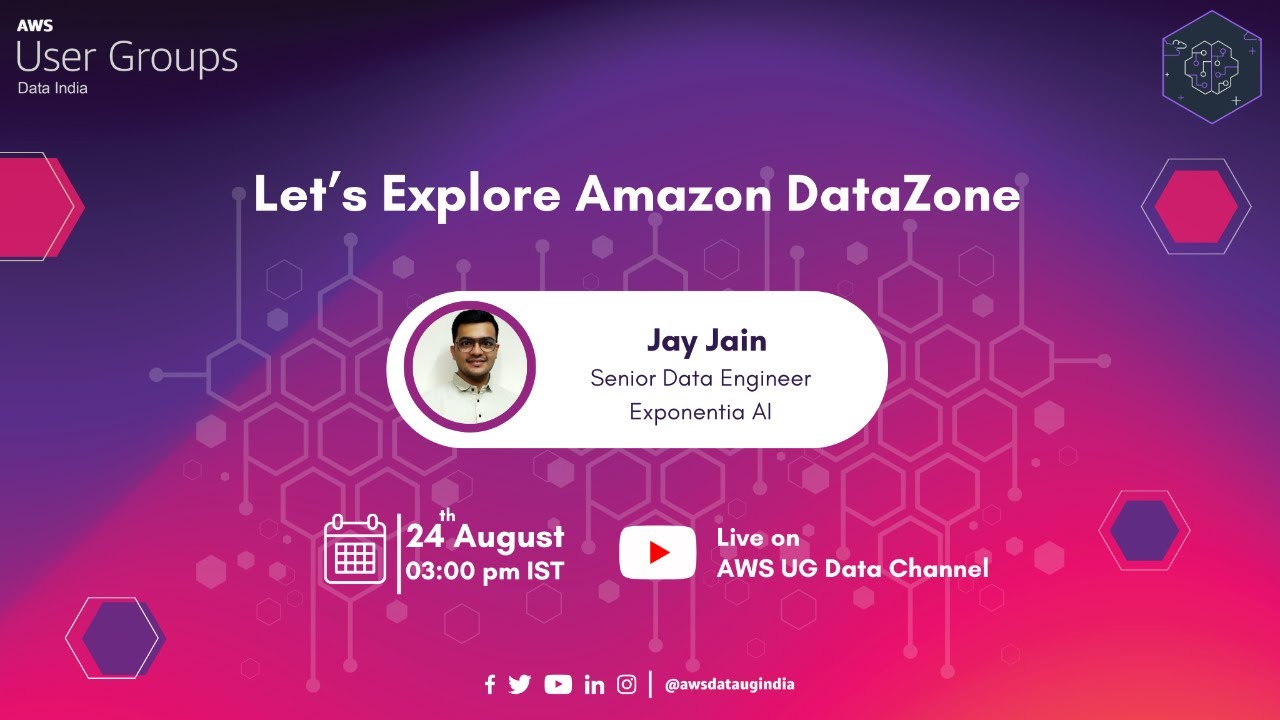 Let's explore Data Governance using the Amazon Datazone service.