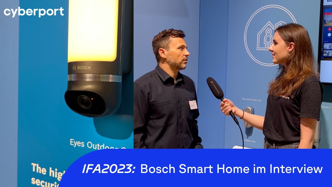 Bosch Smart Home im Interview: Matter, Eyes Außenkamera II, Smart Home Konfigurator | Cyberport