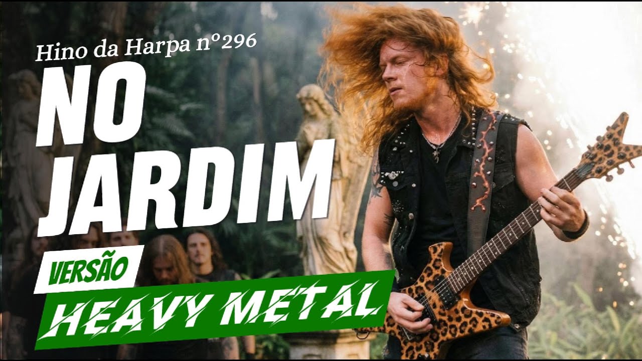 NO JARDIM (Harpa Crist&atilde; 296) | A Hino Mais Emocionante em Heavy Metal 🌹🎸