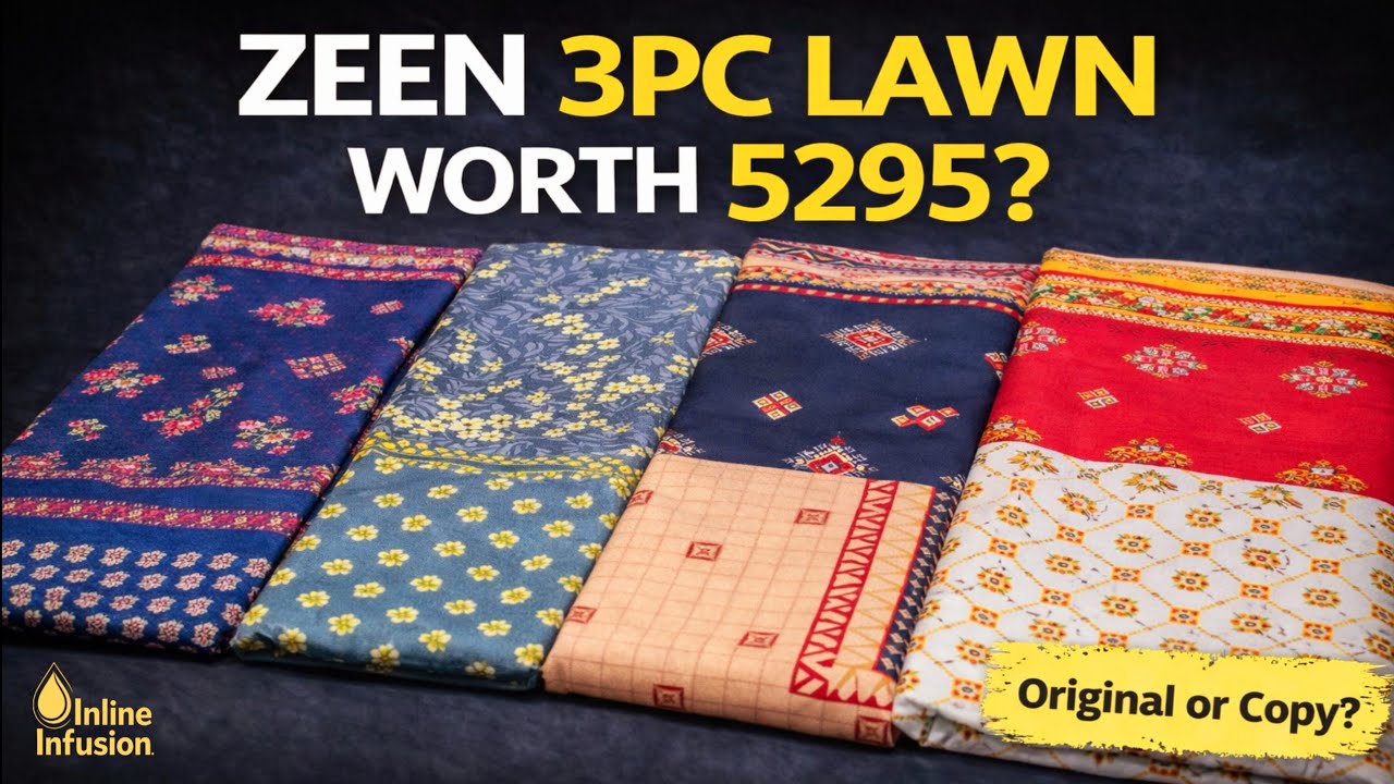 Zeen 3PC Lawn 2026 Review | Original Quality Check + Price 5295 @InlineInfusion