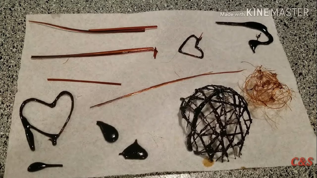 CARAMELISED SUGAR DECORATION FOR CAKE