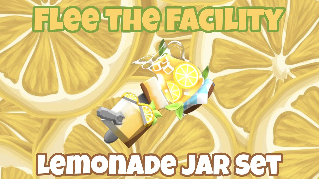 Lemonade Jar Set 🍋- Flee the Facility