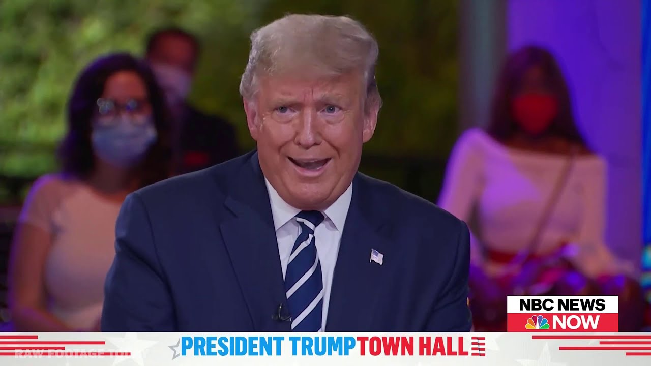 U.S. Presidential Election 2020: Donald Trump Town Hall With Voters (NBC)