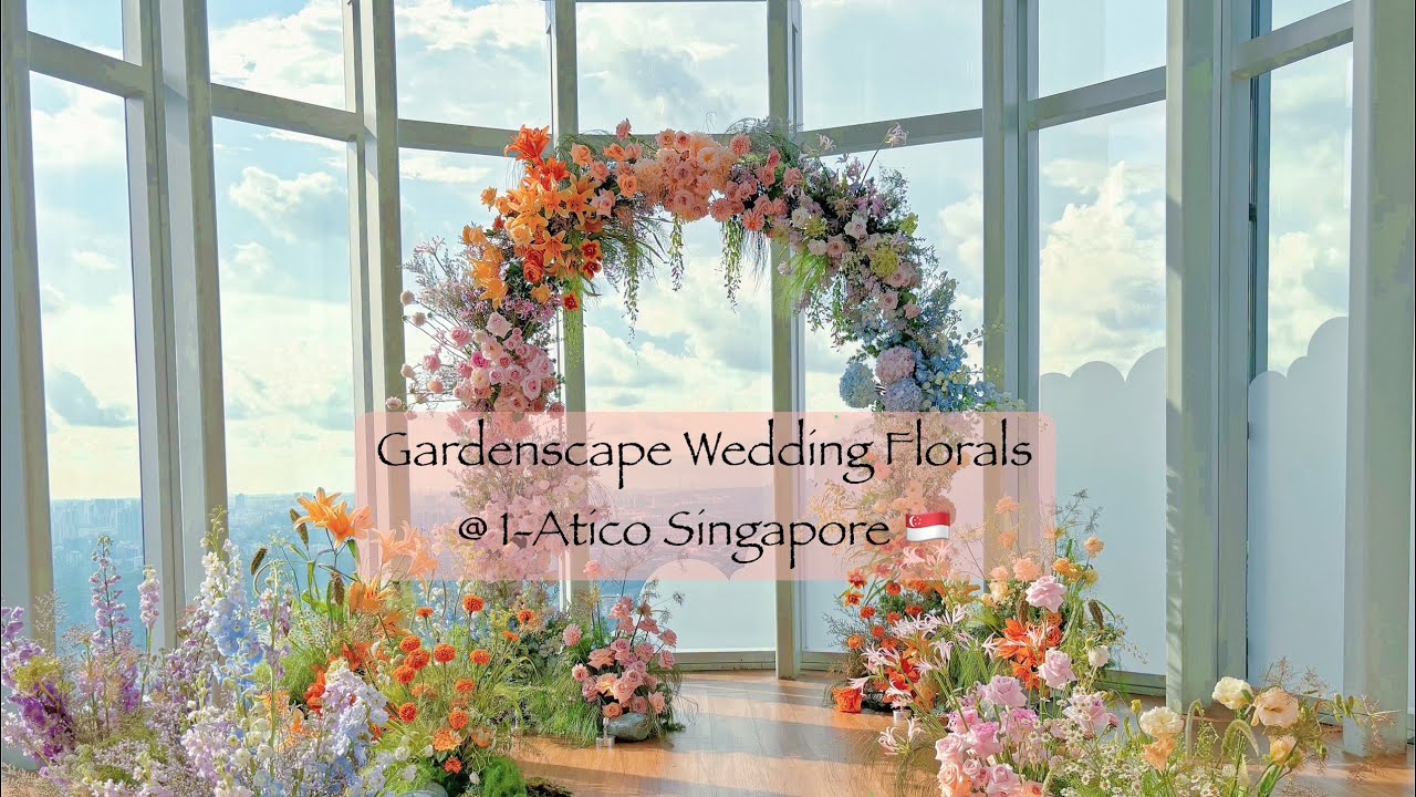Discover the magic of gardenscape for Wedding @ 1-Atico Singapore 🇸🇬