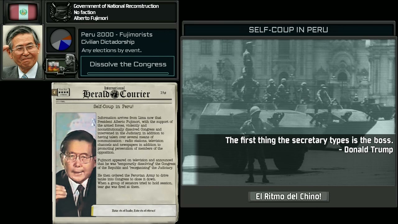 TNO Custom Super Events (OTL): Self Coup in Peru (Fujimori)