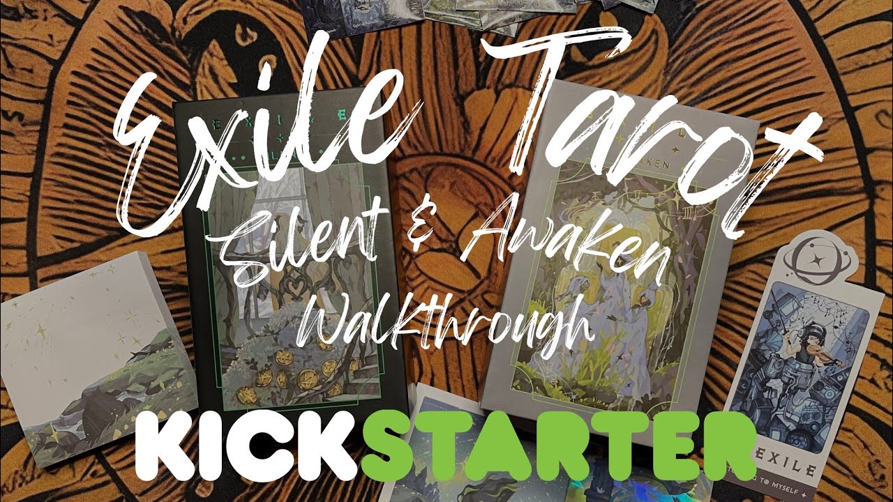 Exile Tarot Walkthrough (Silent & Awaken Version) #kickstarter #tarot #kickstartercampaign