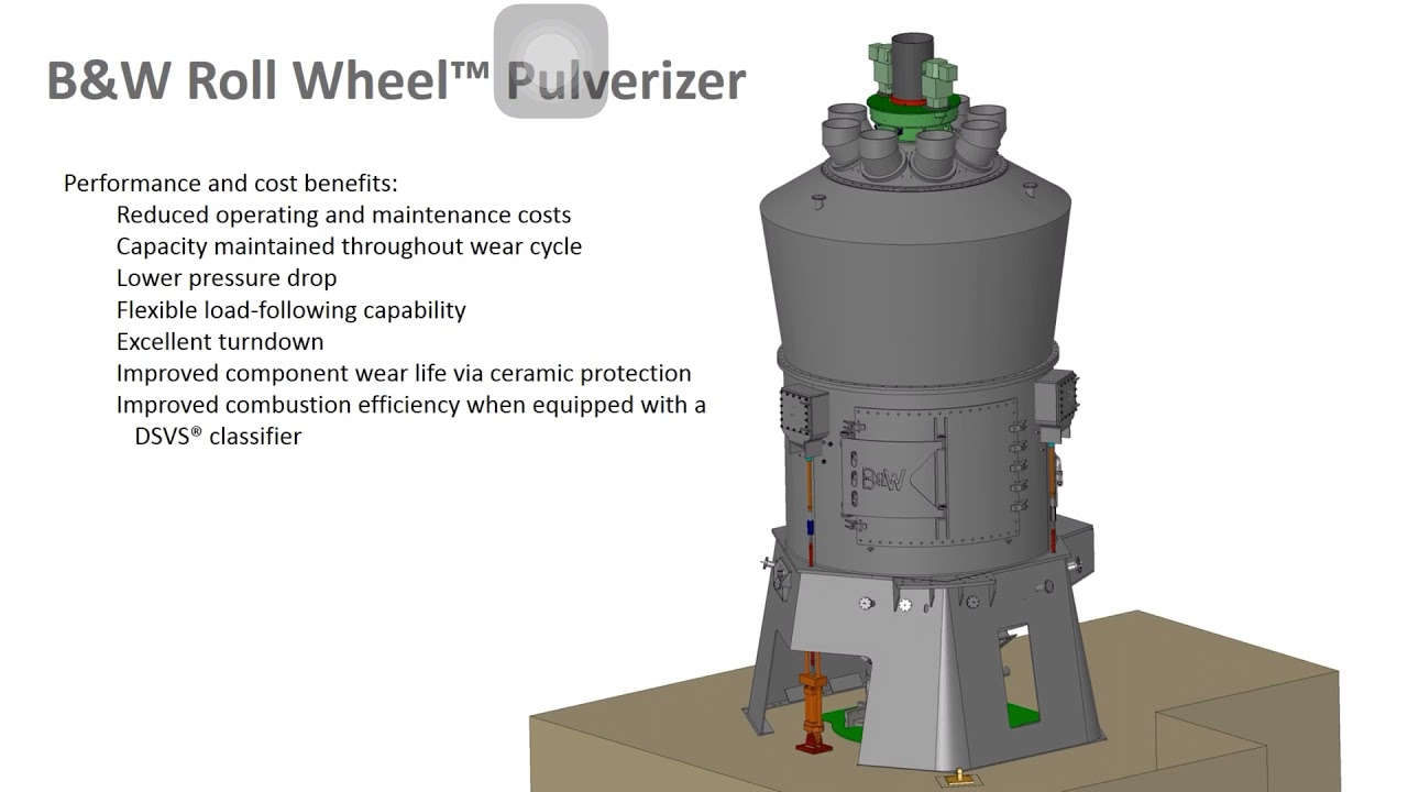 B&W Pulverizer coal thermal power plant