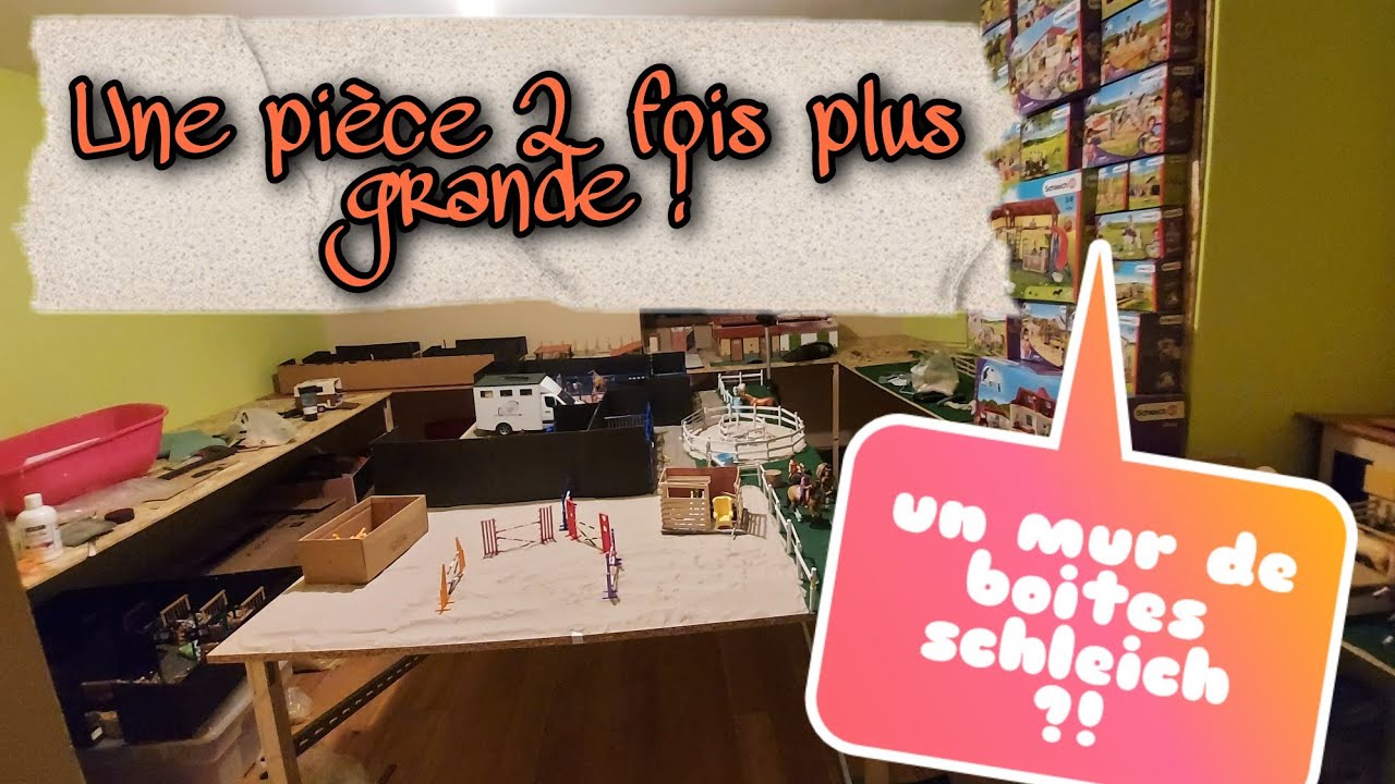 Visite de ma nouvelle pièce Schleich 👌👌